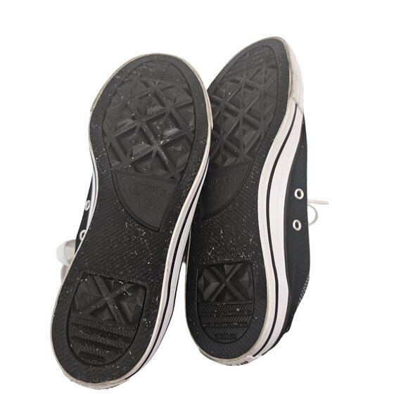Converse Women's All Star Black Canvas Low-Top Sneakers Size 9 - Picture 7 of 11